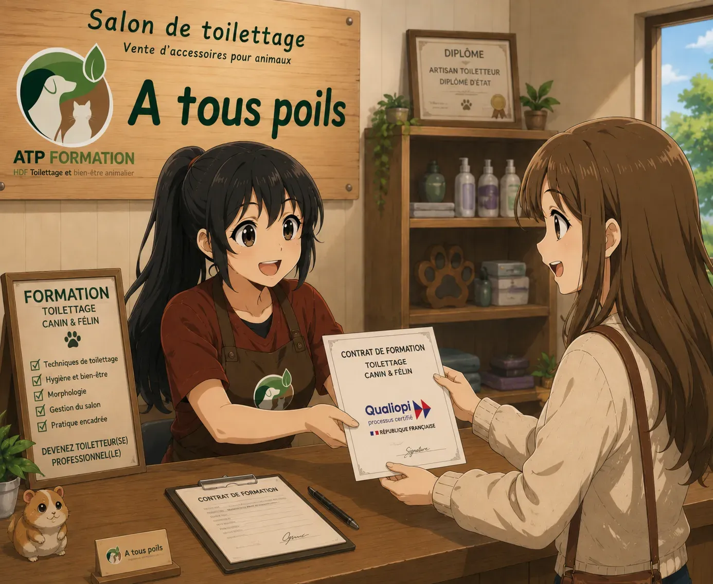 contrat de formation qualiopi